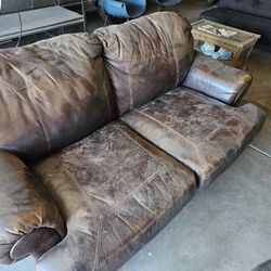 Free Sofa & Love Seat Leather 