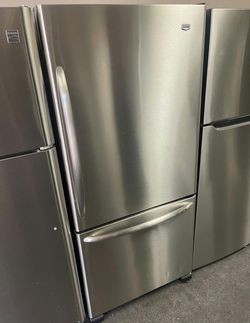 Maytag Bottom Freezer Refrigerator Stainless Steel