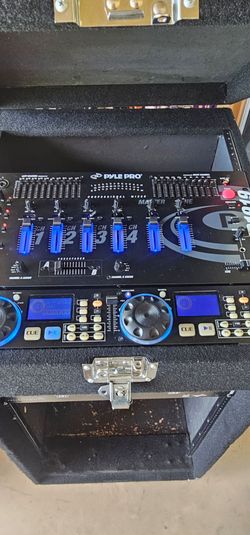Pyle Pro Pyd1919 4-Channel DJ Mixer Has Edison 2disc CD