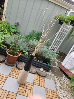 IKEA 29" Decorative Floor Vase + Branches