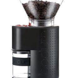 Bodum Bistro Electric Burr Grinder no. 12530 Used Once, With Box, Working