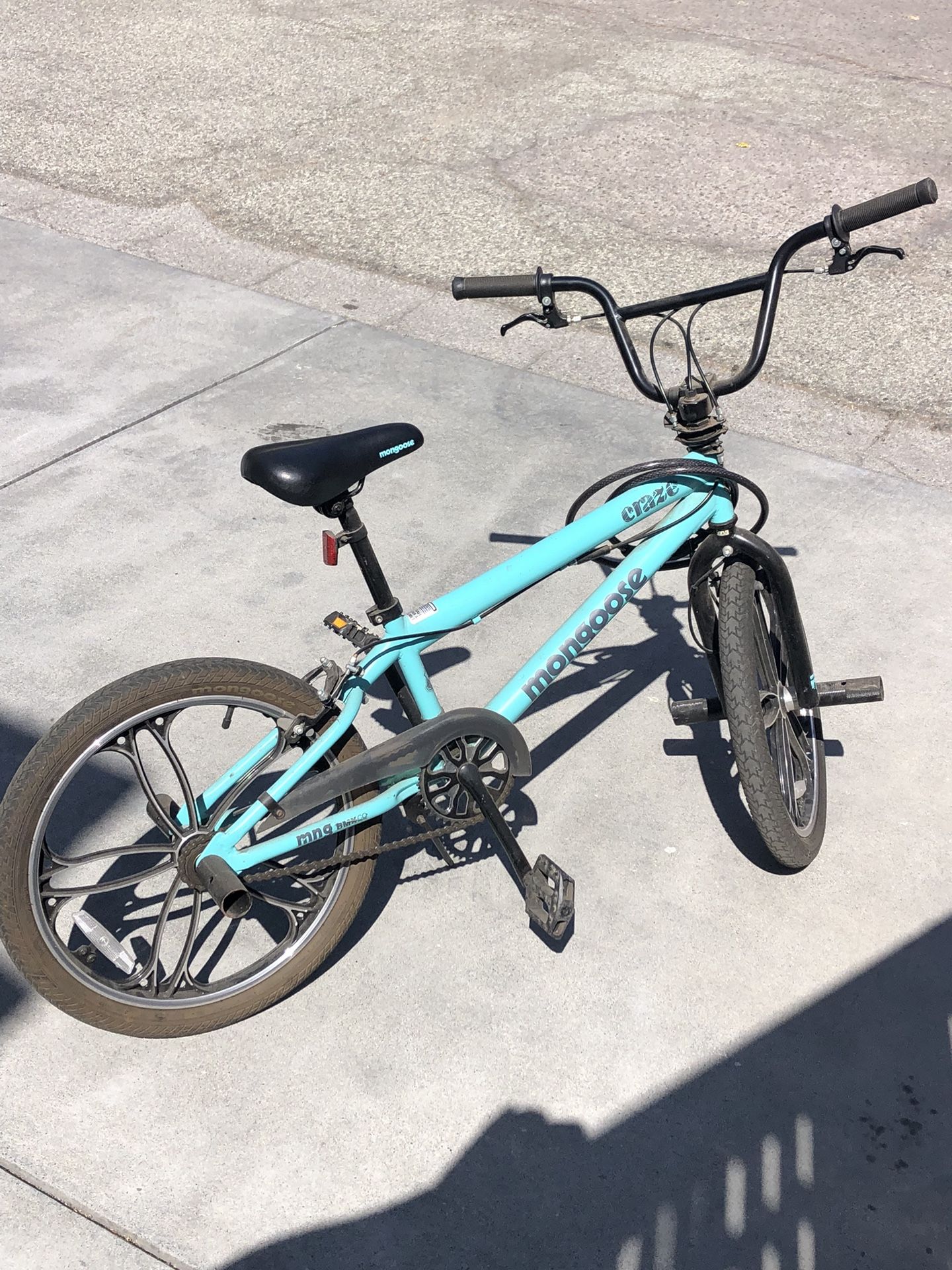 Mongoose Craze Kids BMX Bike, 20” Wheels