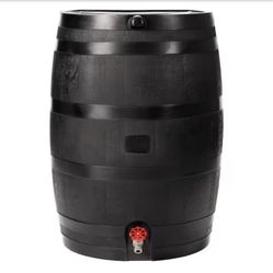 50 Gal. Rain Barrel Black