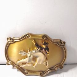 Vintage 78 Cowboy Belt Buckle 