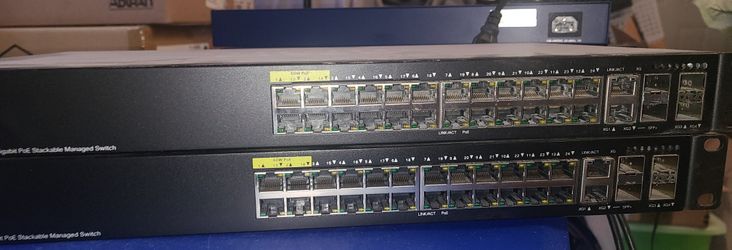 Cisco SG350X-24P 24-Port Gigabit PoE Stackable Managed Switch & More Electronics