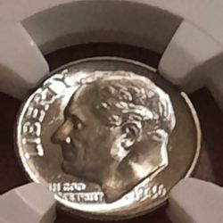 ☆1946   10c. MS 66  NGC  silver  Roosevelt dime☆