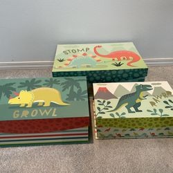 Dinosaur Storage Boxes