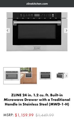 Brand New never opened ZLINE 24” Microwave Drawer – MWD-1-H – $700 OBO