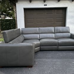Sofa/Couch Sectional - Recliners - Gray - Macy’s - Delivery Available 🚛