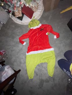 Grinch Adult Costume Pjs