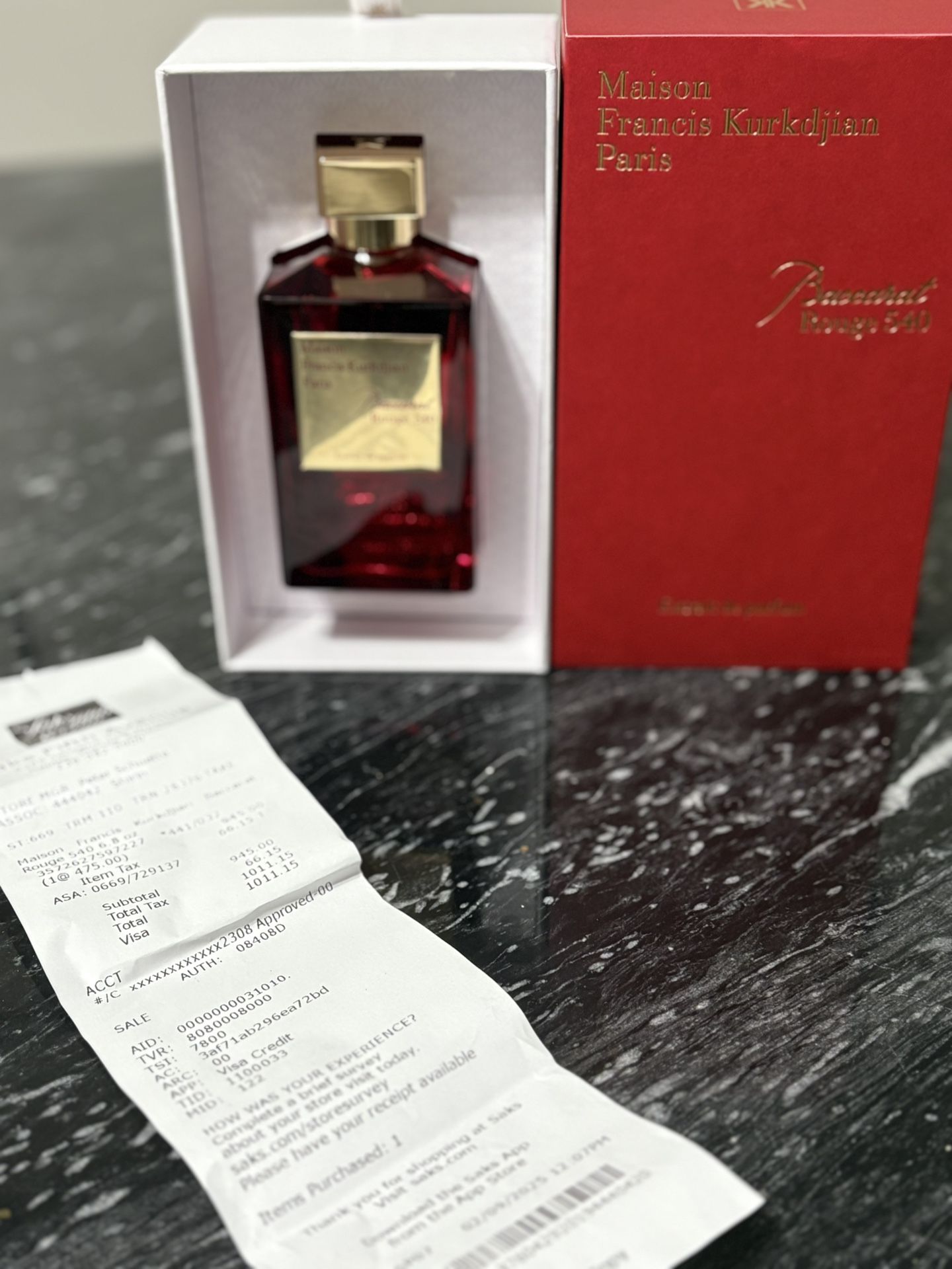 Baccarat Rouge 540 (PRICE NEGOTIABLE)