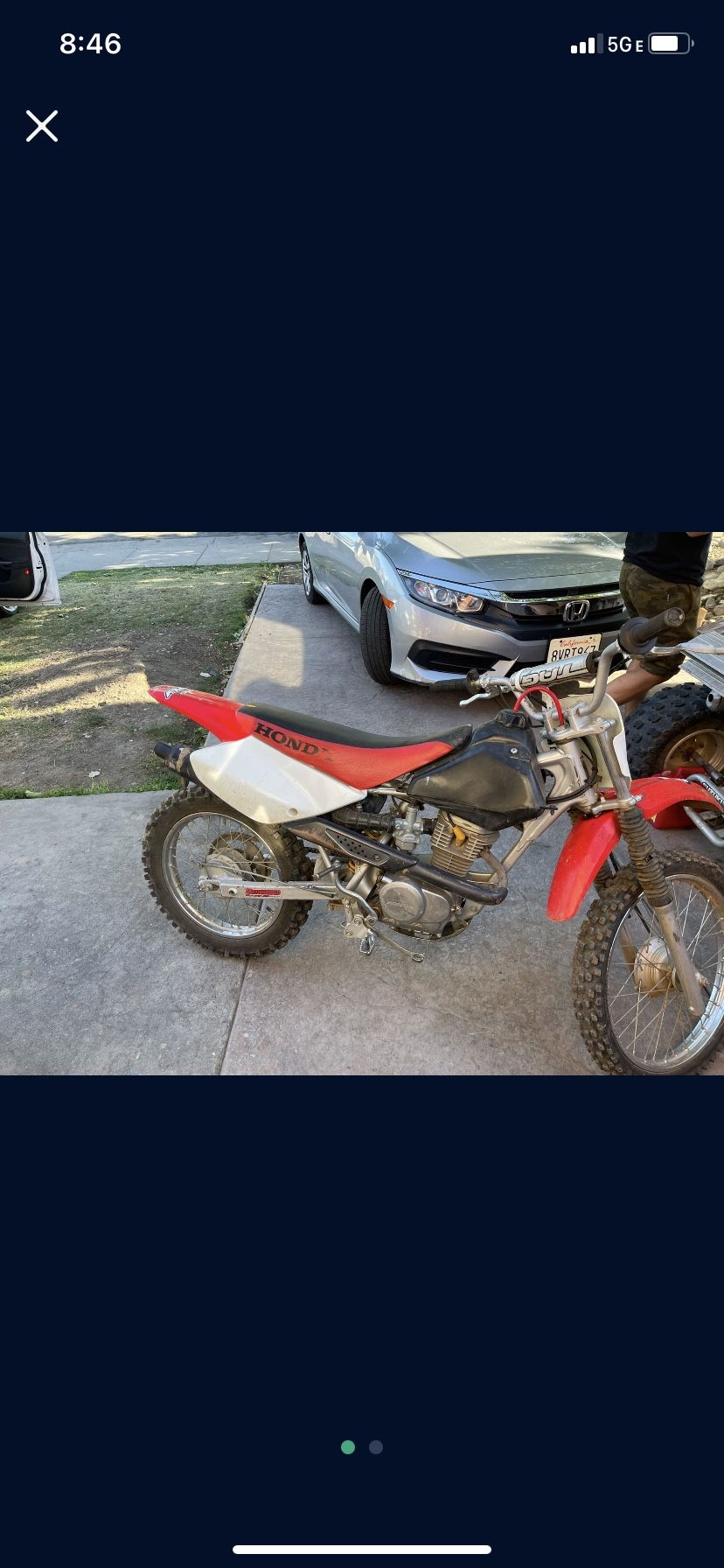 Photo Honda Dirt Bike