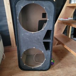2 12” Subwoofer Box 