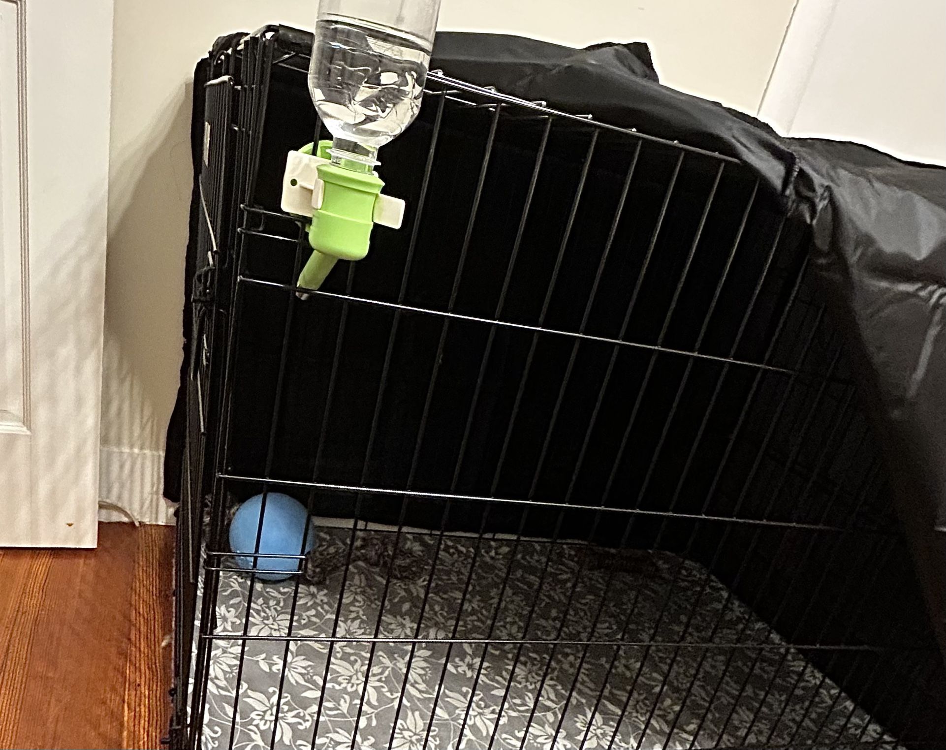 MidWest iCrate Fold & Carry Collapsible Wire Dog Crate PLUS Crate & Crate Pan Covers