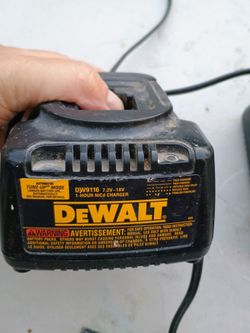 DeWalt DW9116 7.2V-18V 1-Hour NiCd battery charger