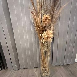 Decorative tall floor vase