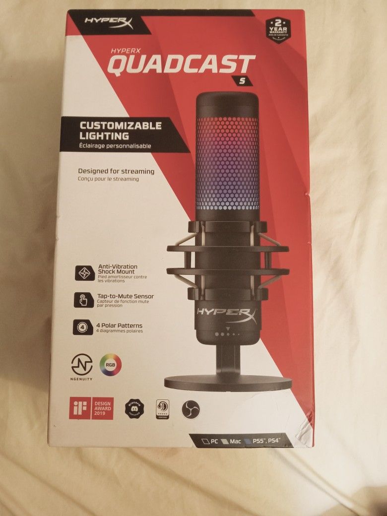 Hyperx Quadcast MICROPHONE