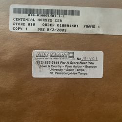 1996 Centennial Olympic Games Poster Framed