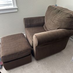 FREE  Rocker/recliner With Ottoman