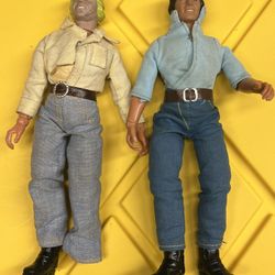 Vintage Mego 8” Bo And Luke Duke Action Figures - Dukes Of Hazzard
