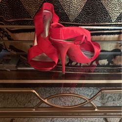 Used Red High Heels