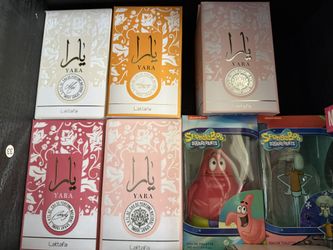 Yara Perfume & Patrick & Squidward Cologne 