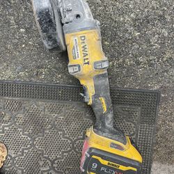 Dewalt 60v Flex  Grinder With Battery 