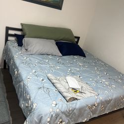 Queen Mattress With Box Spring And Frame