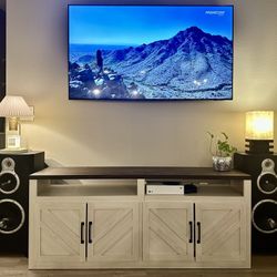 Dual DCM Tower Speaker Home Audio Twin Set: Subwoofer, Mid Range & Tweeter VERY Well Cared For