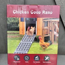 Chicken Coop Ramp for Coop: Chicken Ladder Ramp for Henhouse with Adjustable Angle