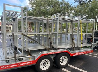 Commercial Aluminum freezer/cooler shelves and Carts shelving without wheels start at $50 with 2 sheves and the ones with wheels start at $150-$200 ea