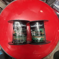 Building Wire: THHN, 14 AWG, Nylon, Solid Core, 50' Long two-pack