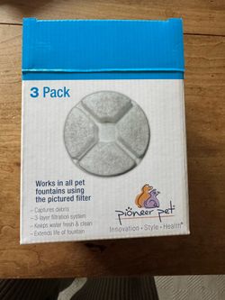 Pet fountain filters