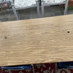 Kids Desk With Two Chairs