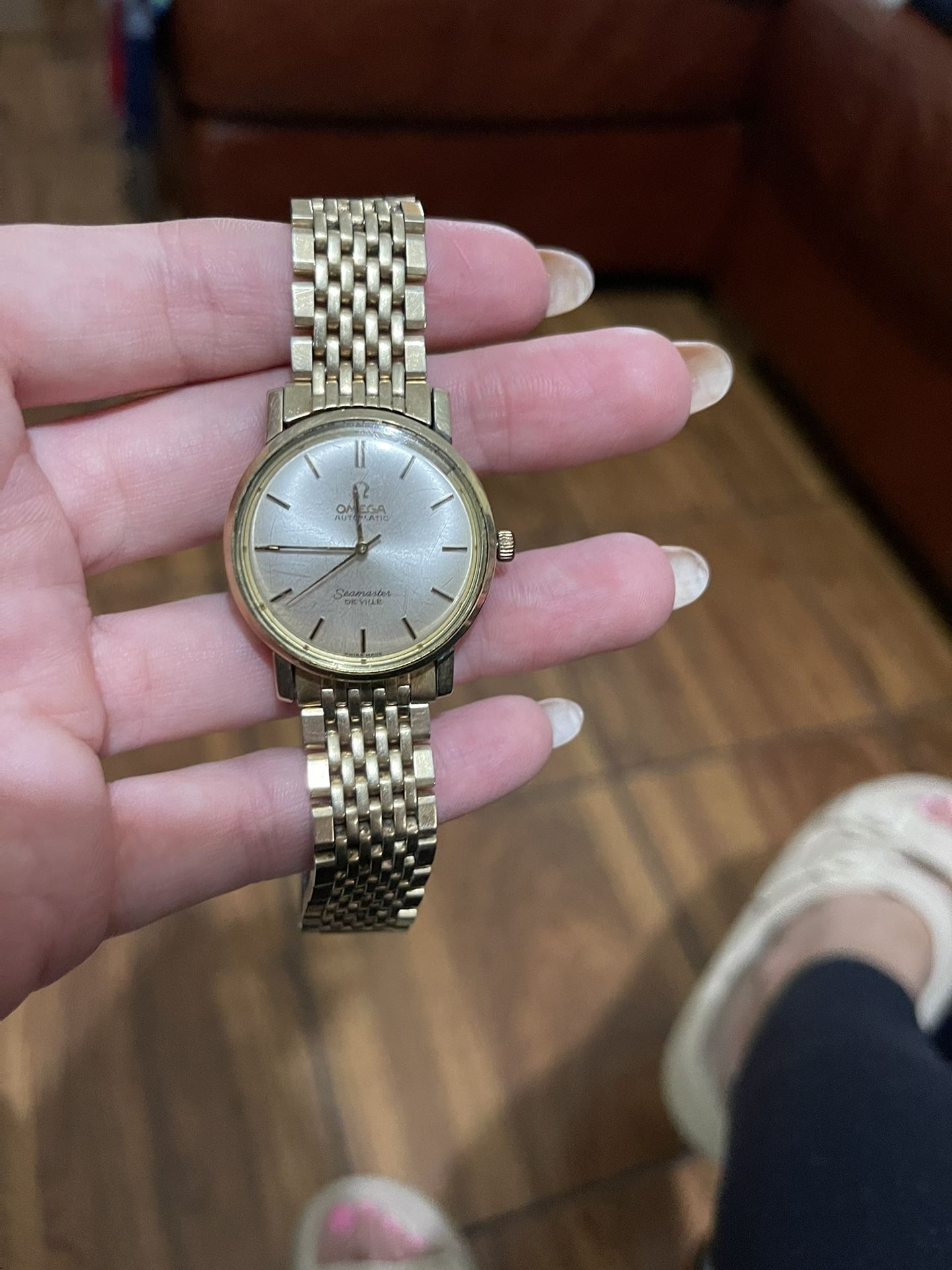 Vintage  OMEGA  Seamaster Watch 14k gf 