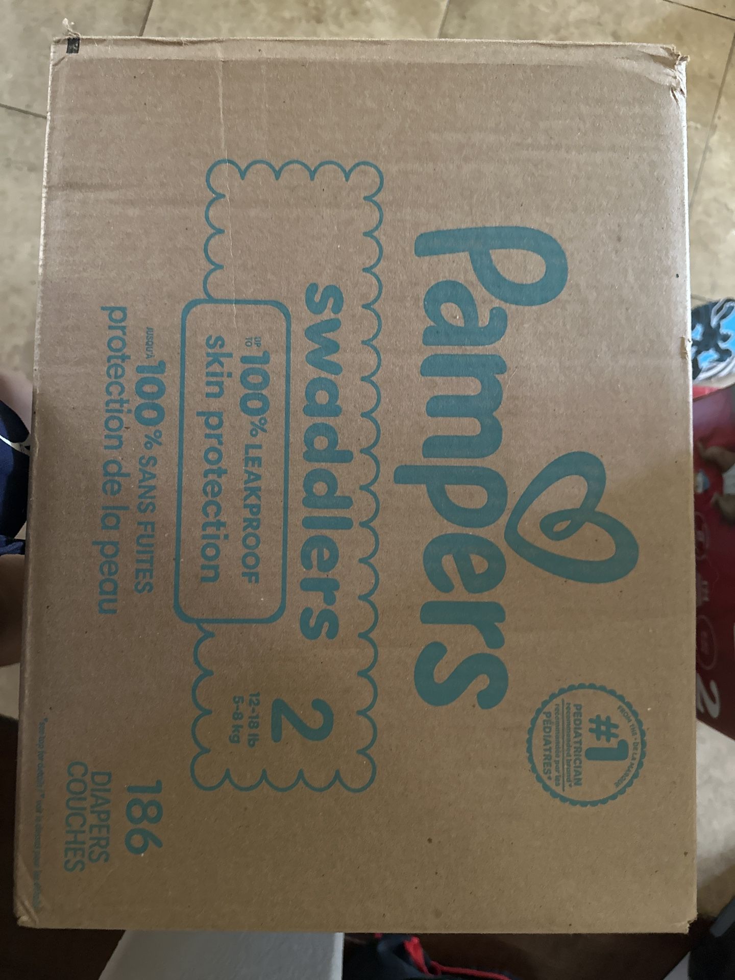 Pampers Diapers size 2 186 Count