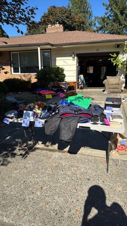 GERAGE SALE October 3 and 4 11-2.  16111 se taggart st