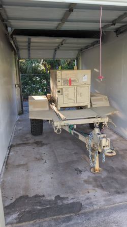 Military trailer + generator