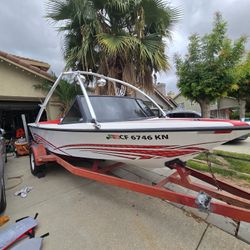 1990 American Skier 350 Cleveland Engine, New Bilge Pump And Paint Runs Excellent 