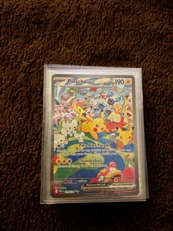 Pikachu ex 149/128 — 30th Anniversary Special Illustration Rare (SIR)