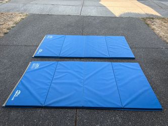 AAI American 4’ x 8’ Folding Gymnastics/Tumbling Mats – Set of 2 $80