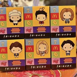 McDonald’s Friends Complete Set of 6 Figures – 2025 - Brand New In Box - RARE