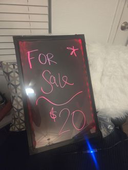 Led light up sign