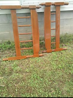 Single Size bed frame with rails