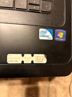 Compaq Laptop Intel Celeron Windows 7