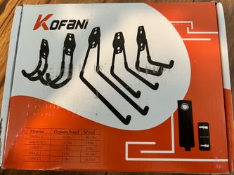 Garage storage hooks - unopened box
