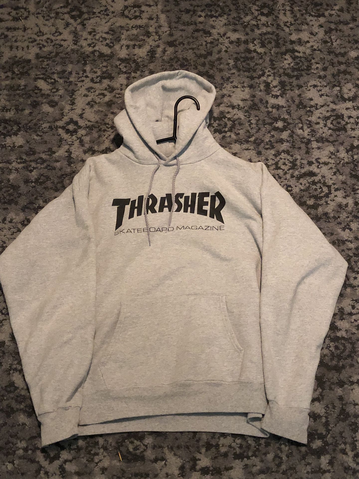 Thrasher grey hoodie 