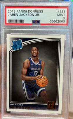 PSA 9 Jaren Jackson Jr Rated Rookie 2018 Panini Donruss