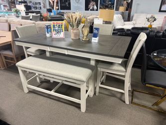 Perfect counter height dining set! Easy financing! 🎉💙🥰