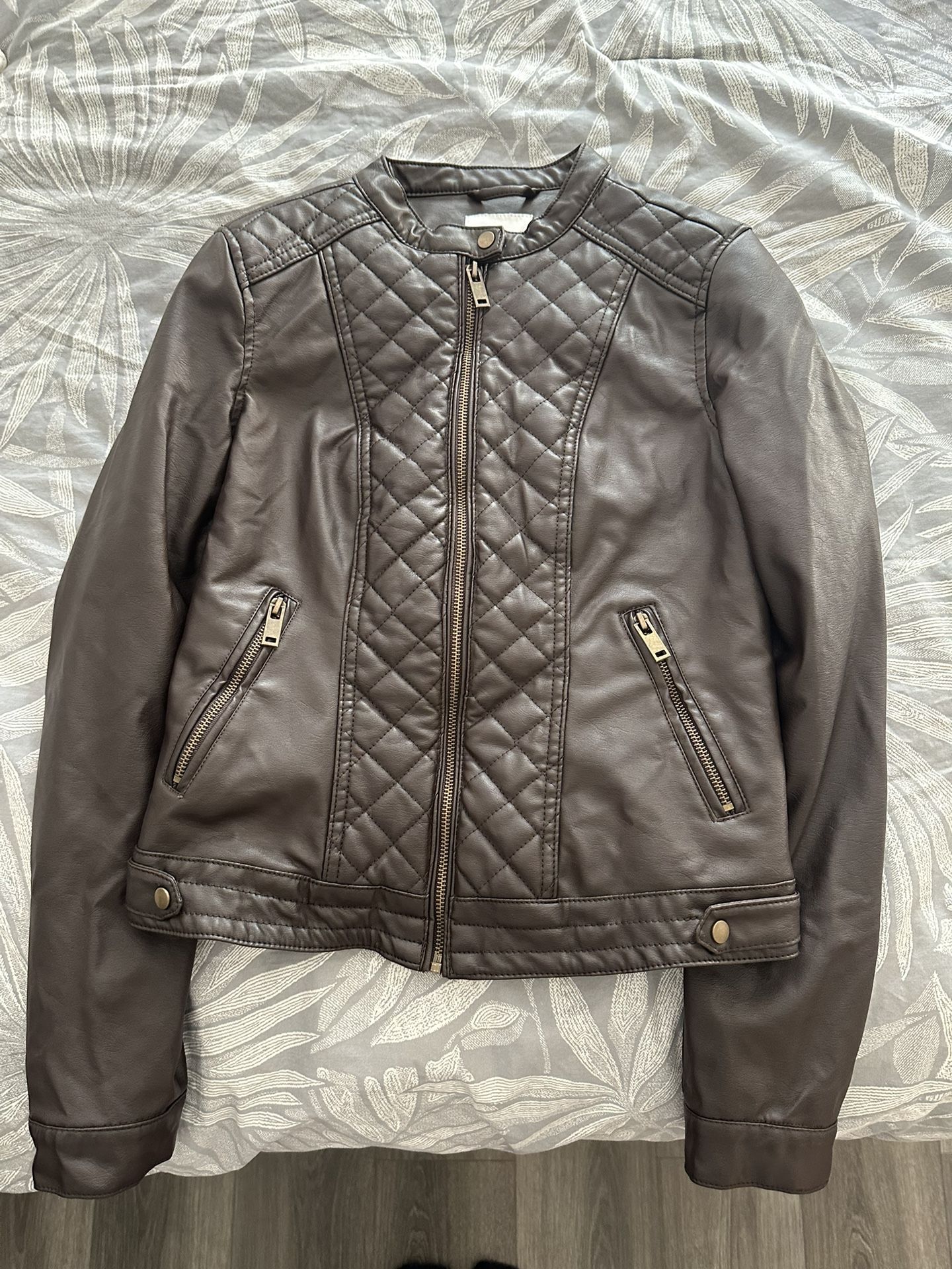Faux Leather Jacket